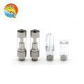 UK warehouse Press-in round tip ceramic coil empty 0.5ml cbd vape cartridge C10 1ml lead free cartridge 510 cbd oil